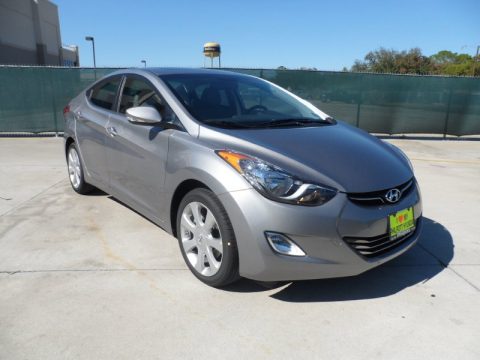 Titanium Gray Metallic Hyundai Elantra Limited.  Click to enlarge.