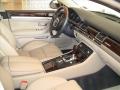  2009 Audi A8 Linen Beige Valcona Leather Interior #28