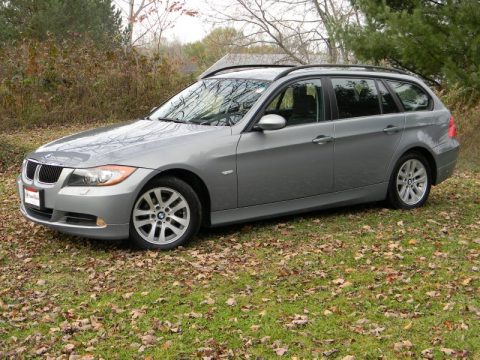 Space Gray Metallic BMW 3 Series 328xi Wagon.  Click to enlarge.