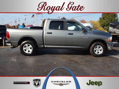 Mineral Gray Metallic Dodge Ram 1500 SLT Crew Cab 4x4.  Click to enlarge.