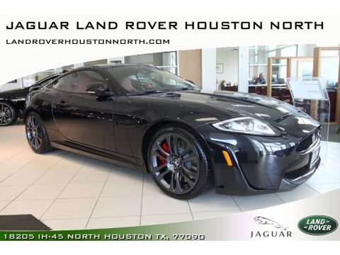 Midnight Black Jaguar XK XKR-S Coupe.  Click to enlarge.