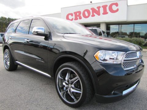 Brilliant Black Crystal Pearl Dodge Durango Citadel.  Click to enlarge.