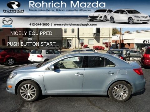 Ice Blue Metallic Suzuki Kizashi SE. Click to enlarge. Ice Blue Metallic Suzuki Kizashi SE. Click to enlarge.