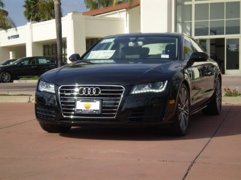 Phantom Black Pearl Effect Audi A7 3.0T quattro Premium.  Click to enlarge.