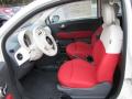  2012 Fiat 500 Tessuto Rosso/Avorio (Red/Ivory) Interior #6