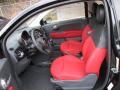 2012 Fiat 500 Tessuto Rosso/Nero (Red/Black) Interior #6 2012 Fiat 500 Tessuto Rosso/Nero (Red/Black) Interior #6