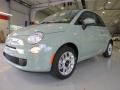 Front 3/4 View of 2012 Fiat 500 c cabrio Pop #1