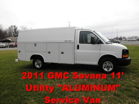 Summit White GMC Savana Cutaway 3500 Commercial Utility Truck. Click to enlarge. Summit White GMC Savana Cutaway 3500 Commercial Utility Truck. Click to enlarge.