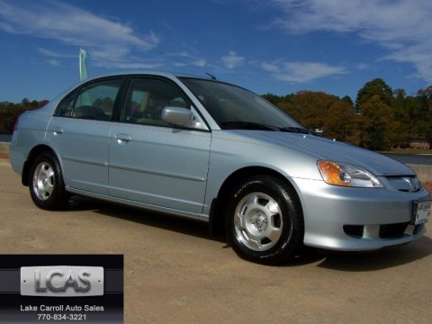 Opal Silver Blue Metallic Honda Civic Hybrid Sedan. Click to enlarge. Opal Silver Blue Metallic Honda Civic Hybrid Sedan. Click to enlarge.