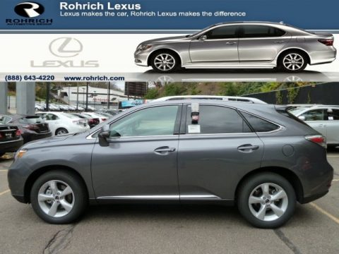 Nebula Gray Pearl Lexus RX 350 AWD.  Click to enlarge.