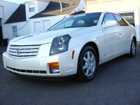 White Diamond Cadillac CTS Sedan.  Click to enlarge.