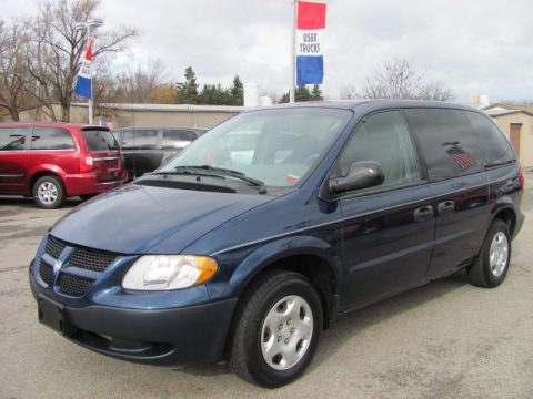 Patriot Blue Pearl Dodge Caravan SE.  Click to enlarge.