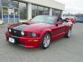 Front 3/4 View of 2008 Ford Mustang GT/CS California Special Convertible #24
