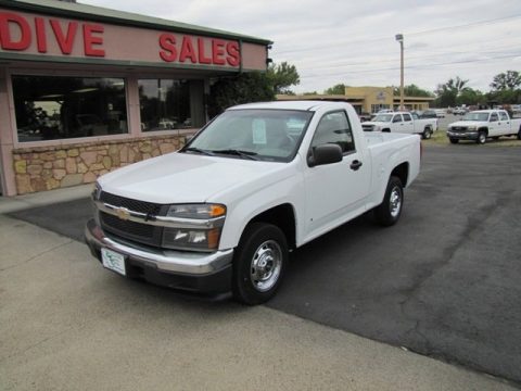 Summit White Chevrolet Colorado LS Regular Cab.  Click to enlarge.