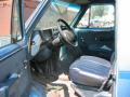  1995 Chevrolet Chevy Van Blue Interior #6