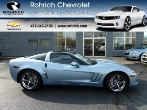 Carlisle Blue Metallic Chevrolet Corvette Grand Sport Coupe.  Click to enlarge.