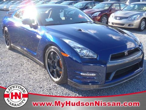 Deep Blue Pearl Nissan GT-R Black Edition.  Click to enlarge.