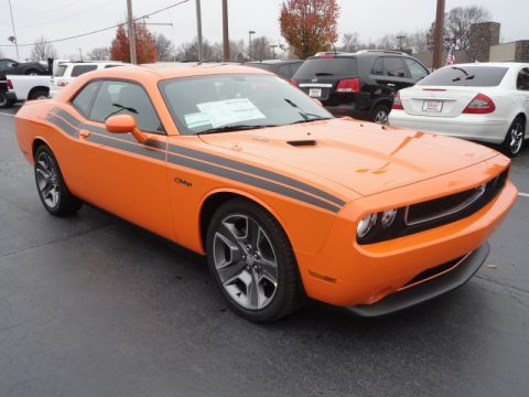 Header Orange Dodge Challenger R/T Classic.  Click to enlarge.