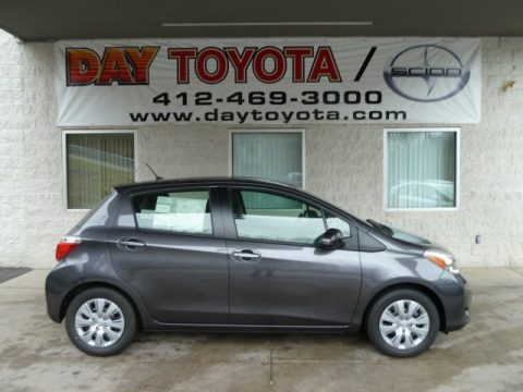 Magnetic Gray Metallic Toyota Yaris LE 5 Door.  Click to enlarge.