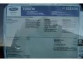  2012 Ford Fusion Sport Window Sticker #8