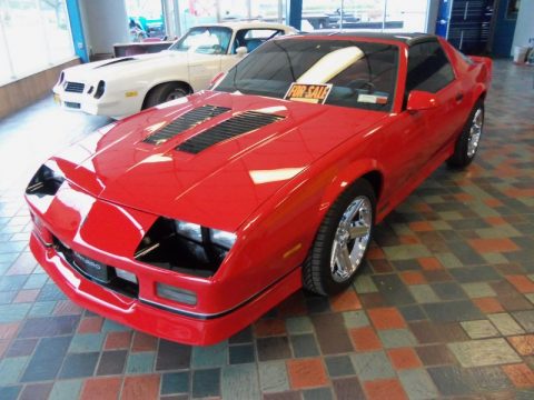 Bright Red Chevrolet Camaro IROC-Z Sport Coupe.  Click to enlarge.