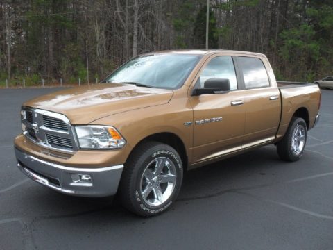 Saddle Brown Pearl Dodge Ram 1500 Big Horn Crew Cab 4x4.  Click to enlarge.