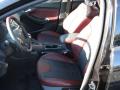  2012 Ford Focus Tuscany Red Leather Interior #11