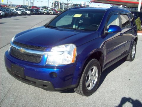 Laser Blue Metallic Chevrolet Equinox LT AWD.  Click to enlarge.