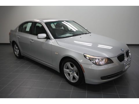 Titanium Silver Metallic BMW 5 Series 535i Sedan.  Click to enlarge.