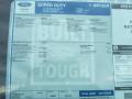  2012 Ford F250 Super Duty XLT Regular Cab 4x4 Window Sticker #5