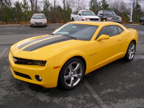 Rally Yellow Chevrolet Camaro LT/RS Coupe.  Click to enlarge.