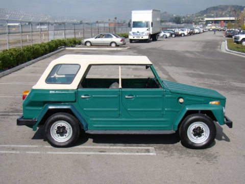 Green Volkswagen Thing Type 181.  Click to enlarge.