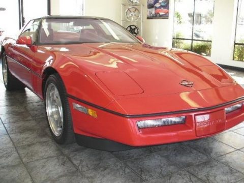 Bright Red Chevrolet Corvette ZR1.  Click to enlarge.