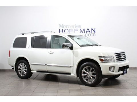 Tuscan Pearl White Infiniti QX 56 4WD.  Click to enlarge.