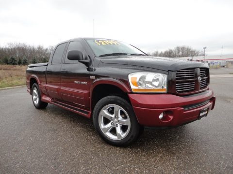 Black Dodge Ram 1500 Sport Quad Cab 4x4.  Click to enlarge.