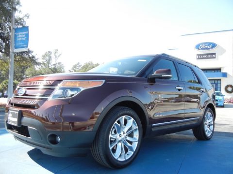 Cinnamon Metallic Ford Explorer Limited.  Click to enlarge.