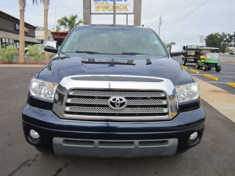 Nautical Blue Metallic Toyota Tundra Limited CrewMax.  Click to enlarge.