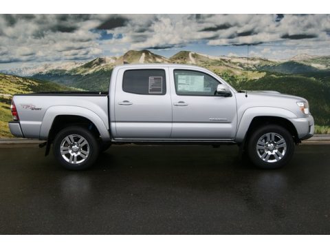 Silver Streak Mica Toyota Tacoma V6 TRD Sport Double Cab 4x4.  Click to enlarge.