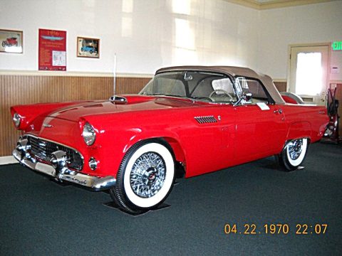 Fiesta Red Ford Thunderbird Roadster.  Click to enlarge.