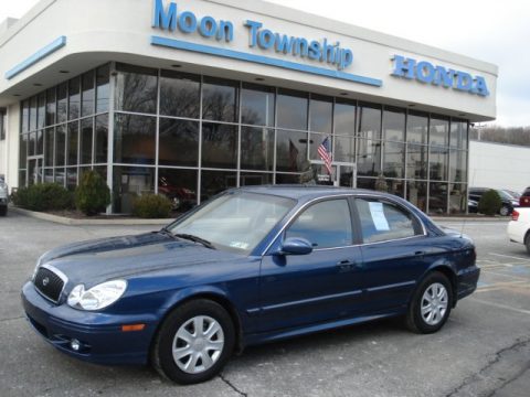 Ardor Blue Hyundai Sonata GL.  Click to enlarge.