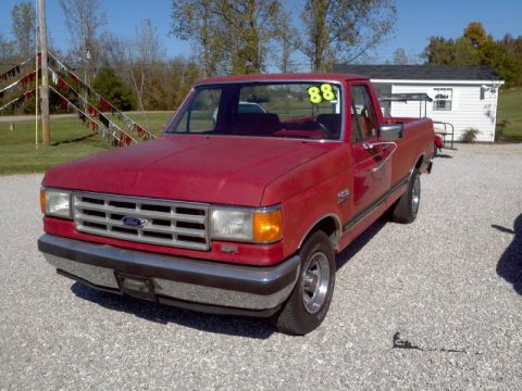 Scarlet Red Ford F150 XLT Lariat Regular Cab.  Click to enlarge.