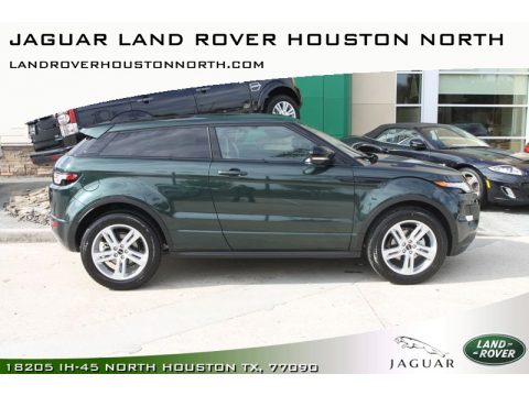 Galway Green Metallic Land Rover Range Rover Evoque Coupe Dynamic.  Click to enlarge.