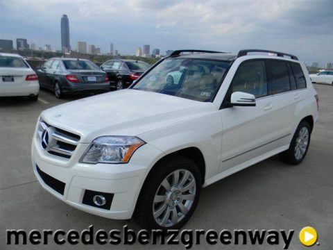 Diamond White Metallic Mercedes-Benz GLK 350.  Click to enlarge.
