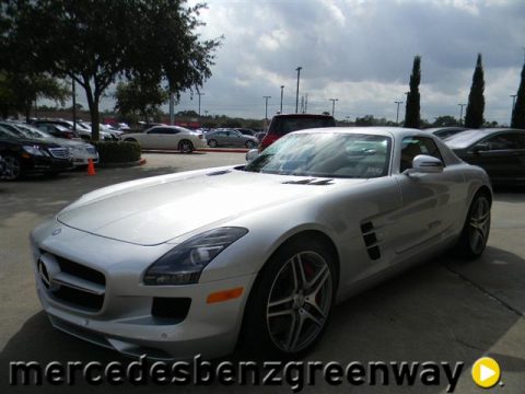 Iridium Silver Metallic Mercedes-Benz SLS AMG.  Click to enlarge.