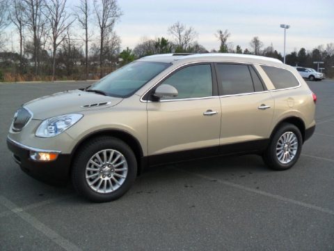 Gold Mist Metallic Buick Enclave FWD.  Click to enlarge.