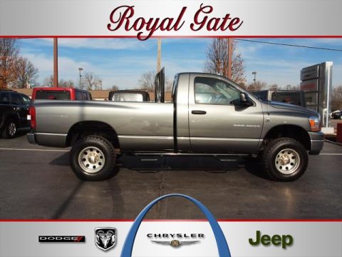 Mineral Gray Metallic Dodge Ram 2500 SLT Regular Cab 4x4.  Click to enlarge.