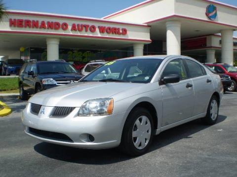 Liquid Silver Metallic Mitsubishi Galant DE.  Click to enlarge.