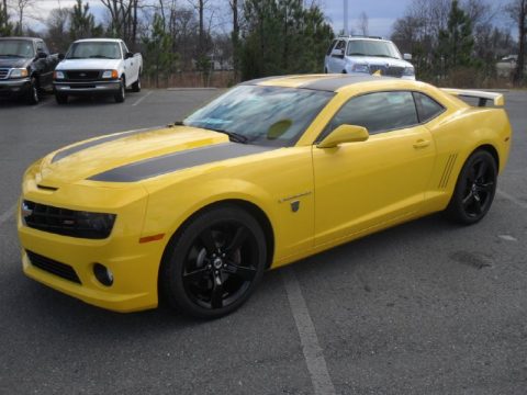 Rally Yellow 2012 Chevrolet Camaro SS Coupe Transformers Special Edition