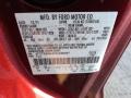 Ford Color Code GT Autumn Red Metallic #17