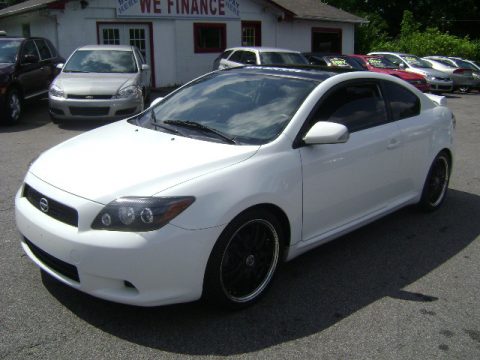 Super White Scion tC .  Click to enlarge.